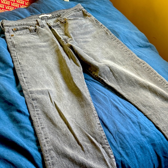 LEVI’S Wedgie Straight Leg Ankle Jeans SZ31 - Picture 2 of 3